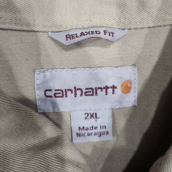Carhartt Heavy Duty Western Work Shirt - Picture 3 of 3